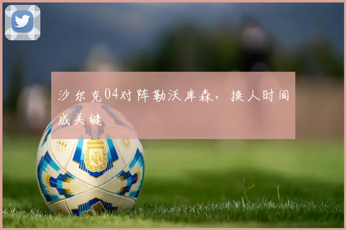 沙尔克04对阵勒沃库森,换人时间成关键